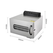 고구마말랭이건조기 가정용동결 6 트레이 식품 과일 공기 말린 과일 기계 탈수 야채 허브, z63, 우리를, 220v