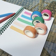 아트박스/지오테이프 체크메이트 마스킹테이프, 옵션선택:블루, 단품