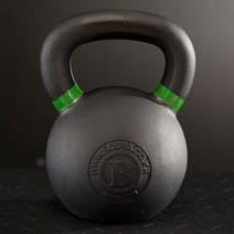 바디엑스 솔리드 아이런 케틀벨 24kg, 블랙, 1개