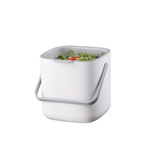 3리터 내외부 이중구조 음식물쓰레기통 음식쓰레기통 빌라 잔반통 싱크대정리 주방 음식물수거함 짬통 아파트 원룸 미니 가정용