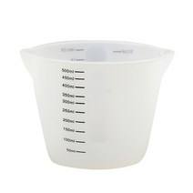 측량장비 재사용 가능한 실리콘 측정 컵 에폭시 주얼리 주조 금형 500ml/250ml 아크릴 페인트 푸어링 컵, 02 500ml