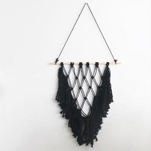 현관문 방문 거실벽 장식 아라비아 풍 니트 마크라메 오피스 가림커튼 문발 창문바란스 발코니, 상세페이지 참조