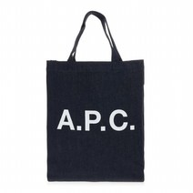 [APC] 로고 프린팅 데님 토트백 COCSX M61569 IAI