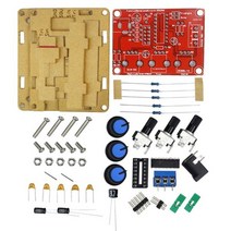 함수발생기 기능 신호 발생기 DIY 키트 사인/삼각형/사각 출력 1Hz-1MHz 가변 주파수 진폭 XR2206, XR2206 With Shell