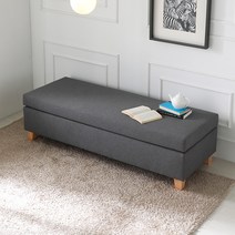 블리스데코 바나 1600 일자형 베드벤치 소파 SLS007_C, 진그레이