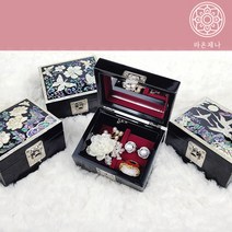[라온제나 웨딩]칠기 정거북 보석함 미니 자개함 혼주 보석함 예단함 웨딩선물 예단준비 외국인선물 바이어선물 쥬얼리보석함, 2번. 칠기 정거북 보석함 (나비/흑)