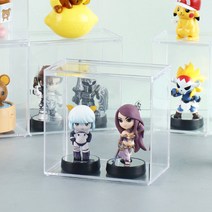 피규어 케이스 투명 장식 진열장 보관 기본형, 더블 JP9064