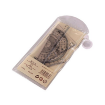 투명 각도기 삼각자 4종 세트, 8세트, clear