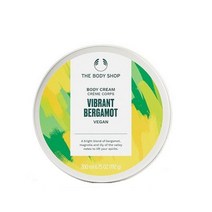 더바디샵 THE BODY SHOP 영국 바이브런트 베르가못 바디크림 200ml, 4팩