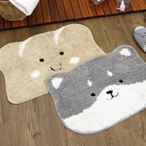 [천삼백케이] [더와이] 몽실 극세사 발매트, 시바 발매트
