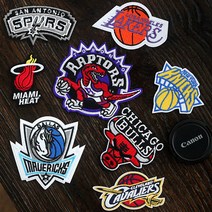 다이찌몰 NBA농구팀 와펜 자수 패치 뱃지 모음 열접착식, 1개, 10번 ATALNTA