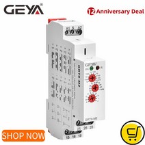 GRT8-M DC 12V 24V 220V 230V 타이머 가변 다기능 릴레이 10 기능, 02 GRT8-M2 AC230V