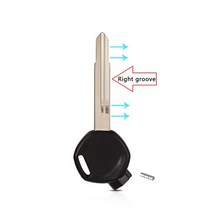 혼다 오토바이 순정 블랙5Pcs 혼다 100 125 150 CC 스쿠터에 대 한 Uncut 오토바이 점화 키 자석 도난 방지, 01 Right Groove Black