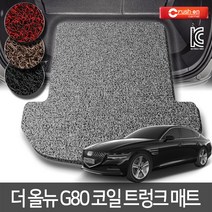 크러시온 제네시스 더올뉴G80 확장형코일매트 엣지코일, 코일트렁크만/31-3 더올뉴G80(3p)20년~/레드