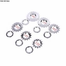 스프라켓 12단 자전거휠 1 세트 13T 14T 15T 16T 17T Fixie 체인 링 단일 속도 바퀴 스프로킷 고정 기어 Freewheel 톱니 부품, 없음