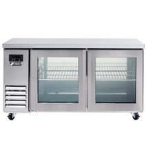 프레쉬 테이블냉장고 1500 글라스도어 간냉식 올스텐 디지털 FT-1500RG