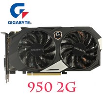 기가 바이트 GTX950 2GB 비디오 카드 nVIDIA VGA 카드용 128Bit GDDR5 그래픽 카드 Geforce GTX 950 GTX 7, 한개옵션0