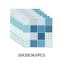 20*20cm 벽지 자기 접착 성 욕실 방수 및 습기 방지 주방 타일 스티커 거실 침실 벽 Decora, 19 No.19
