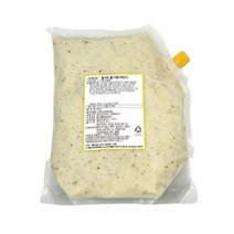 잘식비 홀스래디쉬소스 3kg 케이퍼 연어 소스 드레싱