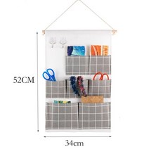 고양이 낚시대 정리 장난감 보관 꿩깃털 보관함, 7포켓 그레이