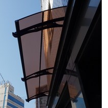 캐노픽스 800X9300 차양 챙 렉산 비가림 썬루프 햇빛가림 차광막 지붕 처마 캐노피, 회색틀 그린렉산