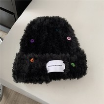 스키장 털 비니 여 겨울 도톰 귀따개 뽀글이 보송보송 스노우보드