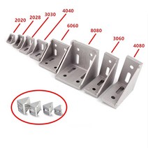 2020 알루미늄 코너 브래킷 프로파일 커넥터 CNC 라우터용 5 개, 07 4040   10PCS