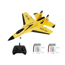 RC 드론 FX620 SU35 원격 제어 비행기 2.4G 전투기 취미 글라이더 EPP 거품 장난감, Yellow 2B