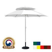 드림레저 FRP 파라솔 2300 (받침대 별매), 아이보리
