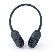 아이리버 플렉시블 넥밴드 선풍기, INF-D7, Blue Gray
