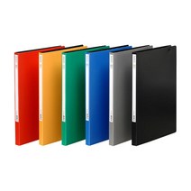 문화산업 F433-7 PP멀티레버 A4 클립화일 하트장식, 청색