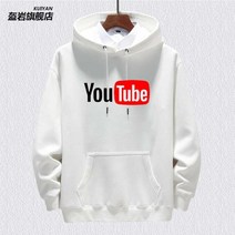 Youtube Logo 후드티 기모 맨투맨 점퍼 남녀 캐주얼 재킷 빅사이즈포함