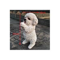 [9월베스트]정원 귀여운 강아지 고양이 수지 장식품 안뜰 빌라 시뮬레이션 동물 조각 공예 홈 발코니 인형 장식, style1
