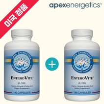 APEX ENERGETICS 아펙스 에너제틱스 엔테로바이트 EnteroVite K100 180캡슐/미국정품 해외직구, 2개(기획특가 할인중!)