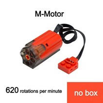 빌딩 블록 다중 전원 기능 기술 부품 고속 M L 모터 서보 몬스터 PF 모델 세트 벽돌 장난감, M-Motor B