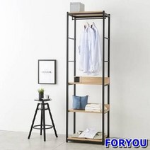 ForU92 스토리홈 리코 드레스룸 선반 행거 수납장 장롱 서랍장, 오크브라운, 상세페이지 참조