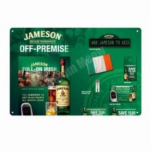 인테리어 diy장식 아이리쉬 위스키 금속 주석 사인 클럽 펍 바 카지노 장식 플레이트 아이스 콜드 터, 05 D_01 20x30cm