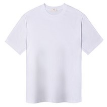 리셋 남녀공용 라운드 무지 반팔 티셔츠