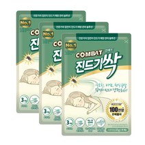 헨켈 컴배트 진드기싹 시트타입 15g x 4개입 3개, 60g