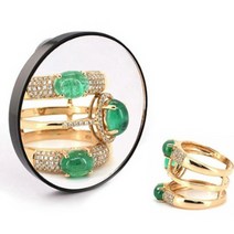 흡착식 메이크업 확대 손 거울 원형 화장 면도 10X