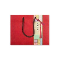 4966. 종이쇼핑백 화과자 (모시) 10구 / 화과자쇼핑백 명절 양갱