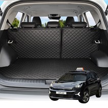 니로플러스 퀼팅 트렁크매트 등받이매트 차박매트 QU, 트렁크매트 단품x블랙화이트, 더올뉴니로 하이브리드(22년~)