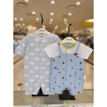 [압소바] 쿠르 반소 클라우 거즈 7부 우주복 2종세트 HAY310624