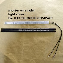듀얼트론 썬더 전동 스쿠터 DT3 개조 라이트 커버 포함 폴 스트립, 01 Shorter light set