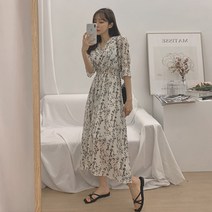 떳다그녀 듀나스 플라워 롱 원피스