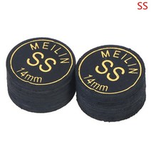 2 개/몫 14mm 일본 큐 팁 풀 당구 피그 9 레이어 스누커 SS/S/M/H, [04] SS