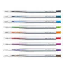 유니/스타일핏단색 UMN-139/0.38mm 중성펜, UMN-139-38 브라운블랙_22(잉크칼라)