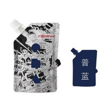과슈 수채화 아크릴물감 MIYA HIMI 젤리 구아슈 페인트 리필 아티스트 학생용 불투명 페인팅 무독성 1 봉지 색상 100ml, 11.prussian blue