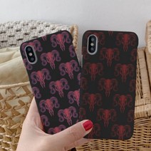 [바보사랑] [호환용]blackiinnk ATOMIC BONE 01 하드케이스, 기종선택:갤럭시S9 / 디자인선택:RED, 상세 설명 참조