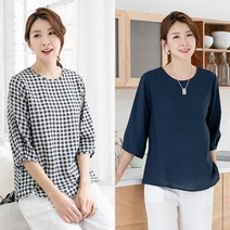 우일인견 여름 데일리룩 시원한 인견 셔링 블라우스